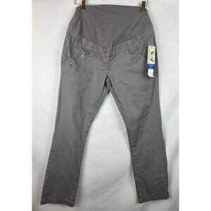 Planet Motherhood Women's Maternity Pants Size Small 4/6 Gray Straight Leg Pant